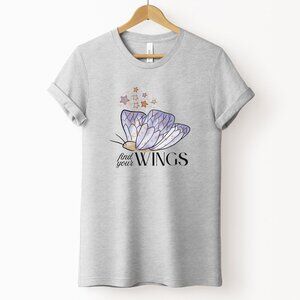 Butterfly Top For Women, Find Your Wings Tee, NWT